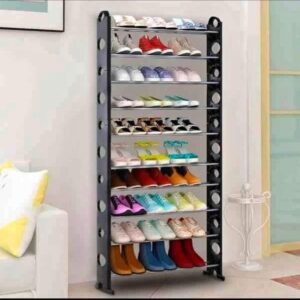 10 Tier Shoe Rack 30 Pair, Tier Free Standing, Space Saving Storage Organizer