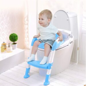 Toddler Potty Ladder Seat | Blue | Pink