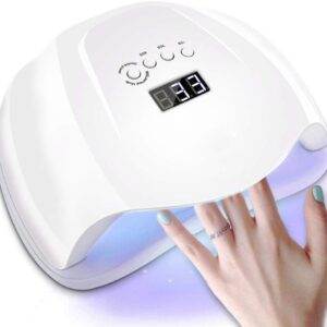 V LED Nail Dryer for Gel Polish – Fast-Drying Professional Nail Lamp for Manicure & Pedicure, Salon Quality Curing Light for Home Use