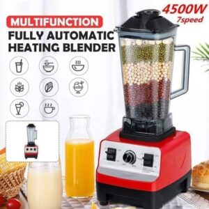 Multi Blender: 4500W, 2.5L jar, 15-speed timer for smoothies, ice crushing, and food processing.
