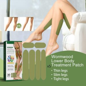 Invisible Leg Lift Stickers Latex Free Thigh Shaping Lifting Slimming Tape Thigh Lifting Firming Anti Cellulite Patches Wormwood Leg Patch, Thigh Lifting and Sculpting Patch for Men and Women