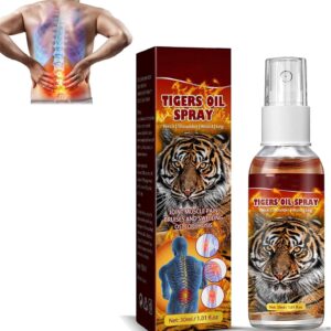 Tiger Oil Spray for Joint and Muscle Pain Relief, Massage Oil Spray for Knee, Cervical, and Lumbar Soreness, Fast-Acting Pain Relief Solution