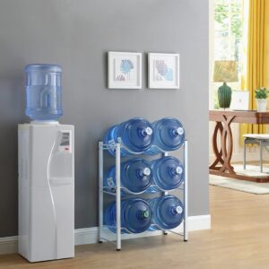 6 Bottle Storage 3 Tire Water Bottle Rack