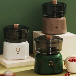 Electric Garlic Chopper Mini Cordless Meat Grinder USB Rechargeable Vegetable Onion Chopper Small Electric Food Processor