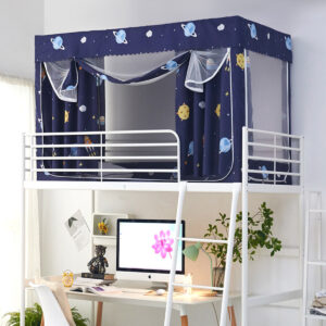Privacy Bed Tend, Bed Canopy Tents Curtain Blackout Curtain Single Bed Tent Curtain Shading Cloth Bed Canopy Mosquito Net Student Sleep Privacy Design may vary