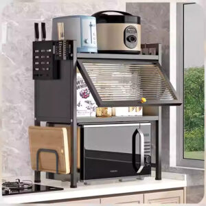 3-Tier Microwave Stand Oven Storage Rack, Microwave Shelf/Organizer, Microwave Holder